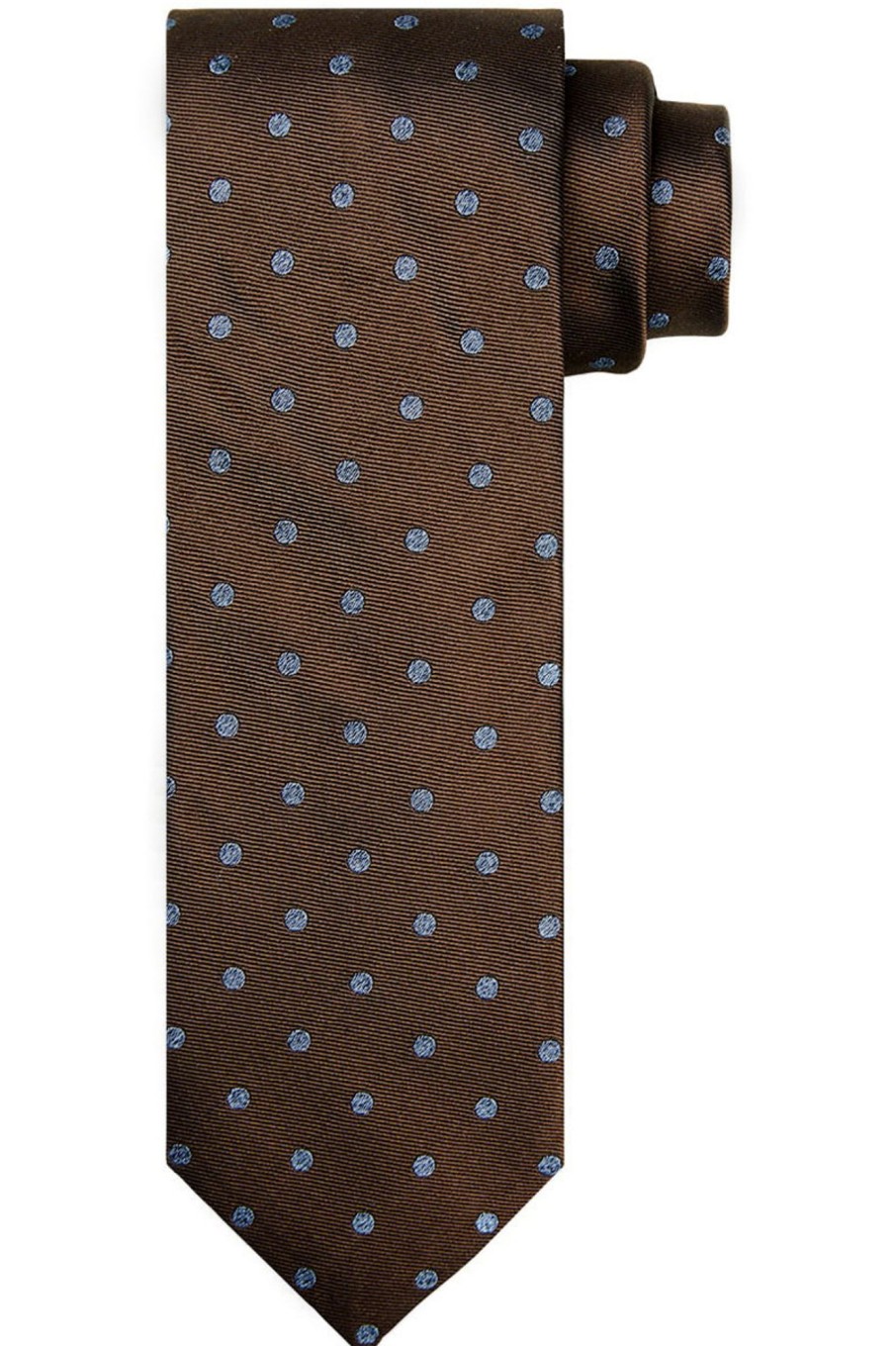 Herren Profuomo | Tie Silk Woven Brown