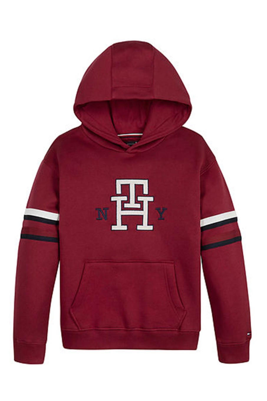 Kids Tommy Hilfiger | Global Stripe Monogram Hoodie