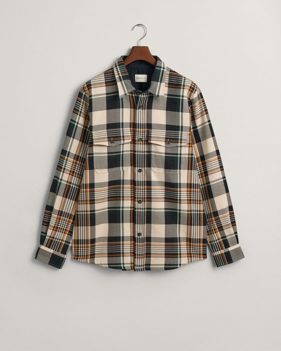 Herren Gant | Heavy Twill Check Overshirt