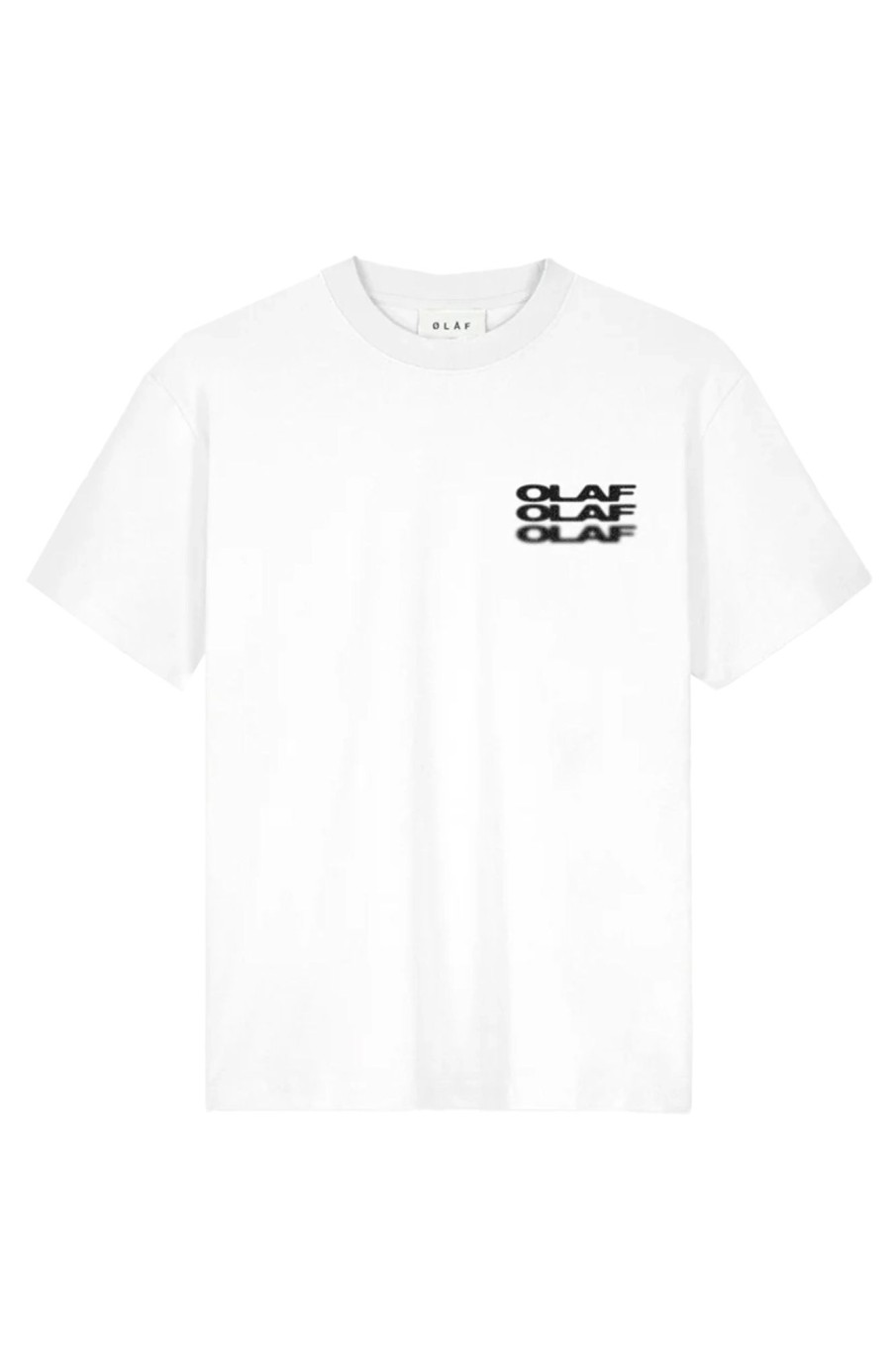 Herren Olaf Hussein | Olaf Blur Logo Tee