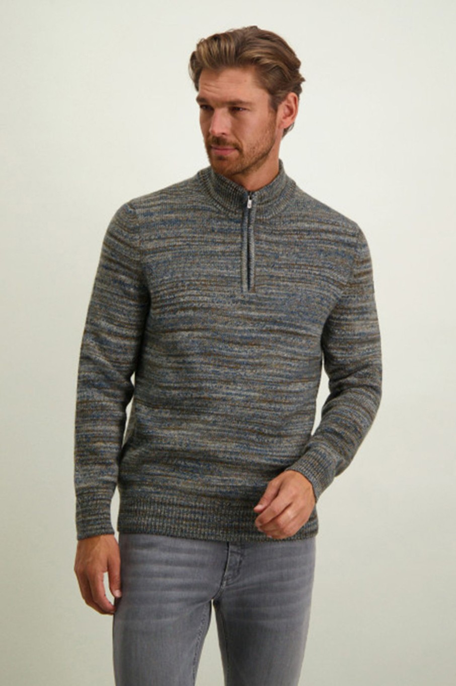 Herren State of Art | Pullover Sportzip Pl