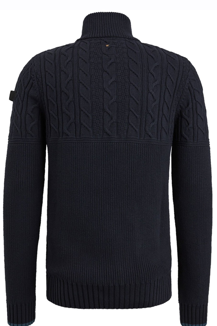 Herren PME Legend | Half Zip Collar Cotton Rib Knit