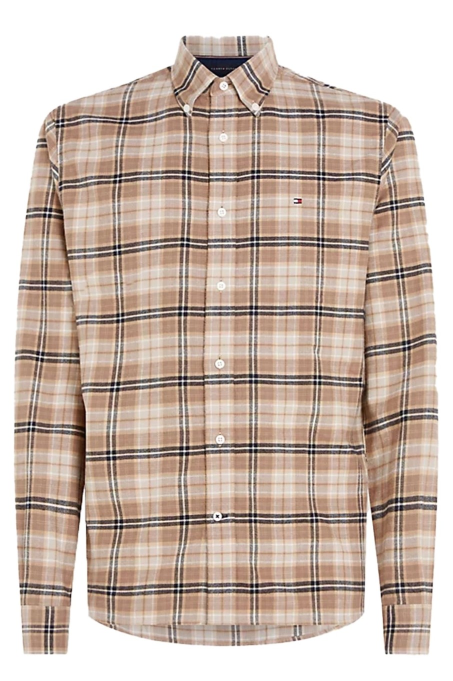 Herren Tommy Hilfiger | Brushed Tommy Tartan Small Shirt