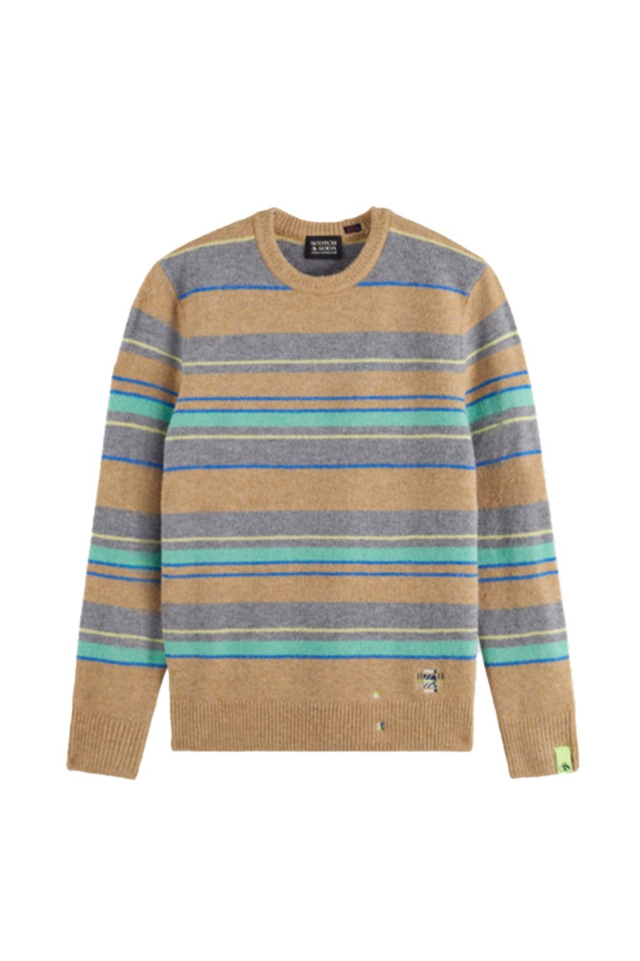 Herren Scotch & Soda | Regular Fit Softy Wool Stripes