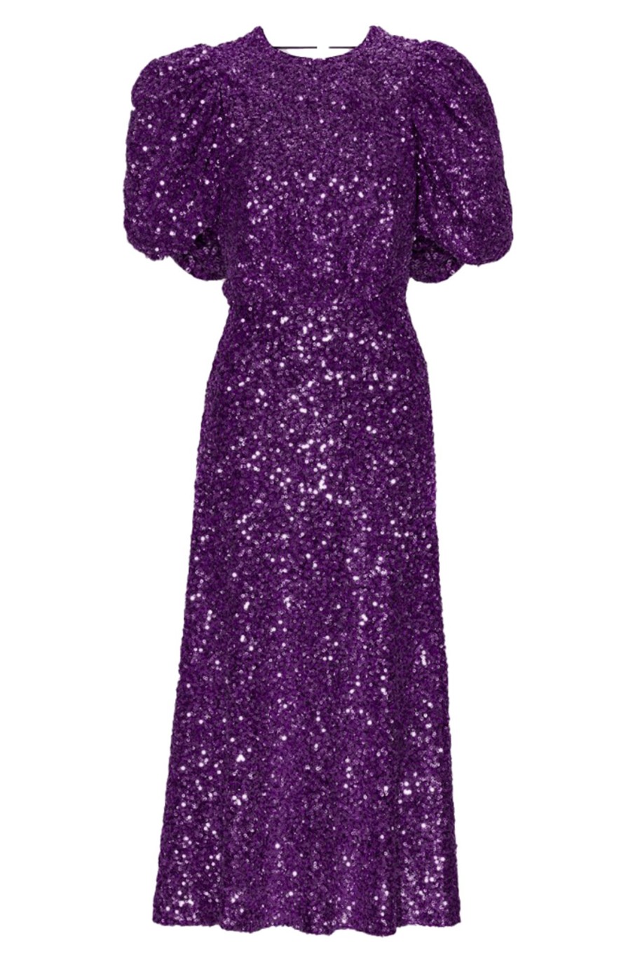 Dames Rotate | Sequins Puff Sleeve Dress