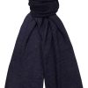 Herren Profuomo | Scarf Wool Polyamide Navy