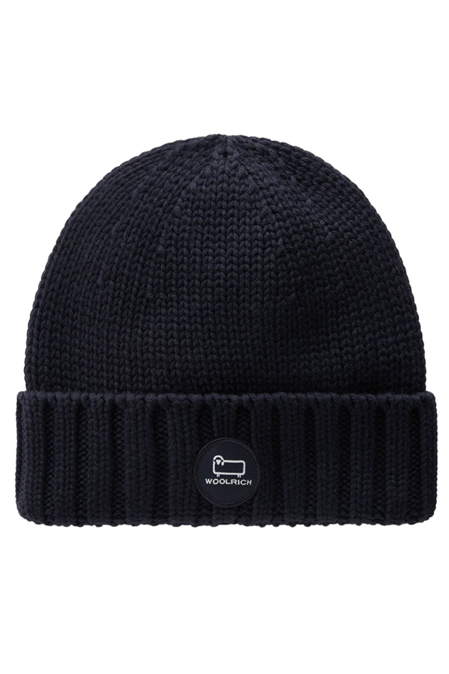 Herren Woolrich | Merino Wool Logo Beanie