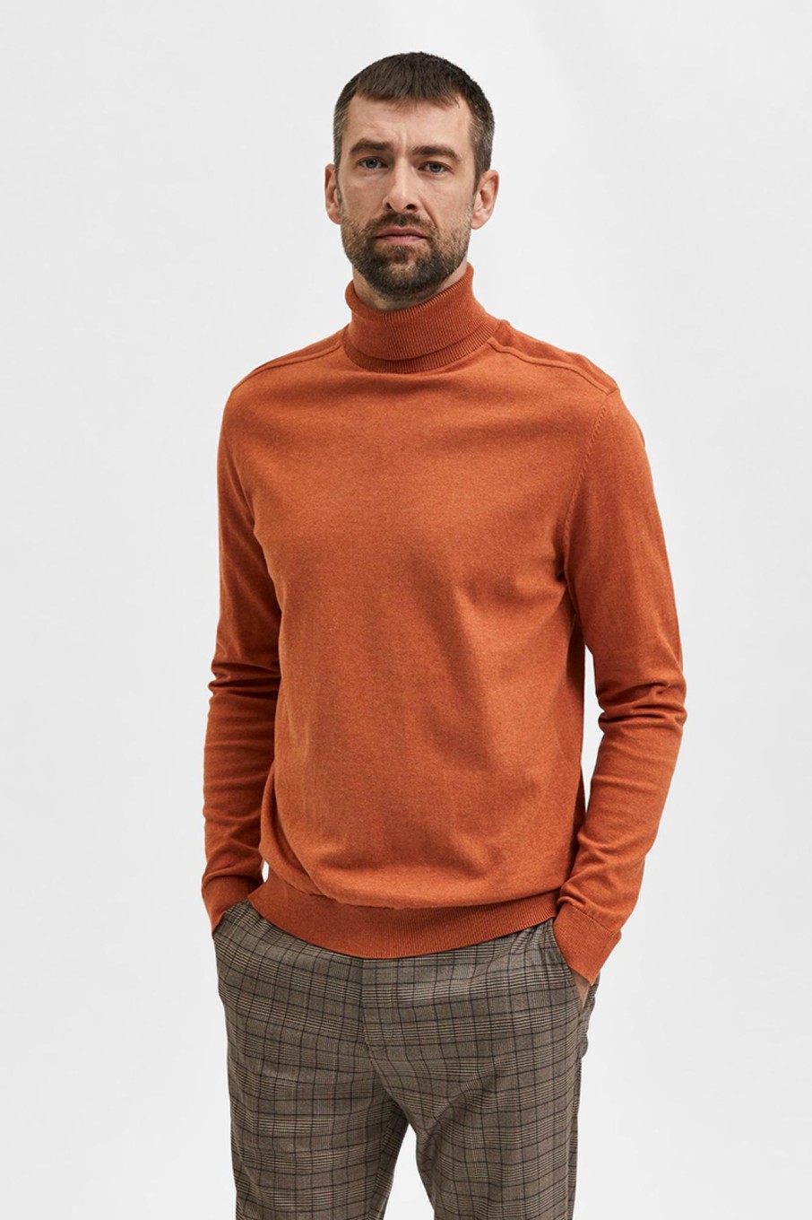 Herren Selected | Slhberg Roll Neck B Noos