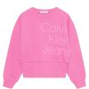 Kids Calvin Klein | Puff Hero Logo Cn Sweatshirt