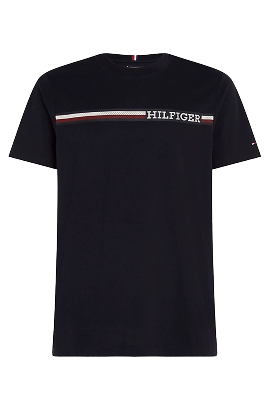 Herren Tommy Hilfiger | Monotype Chest Stripe Tee