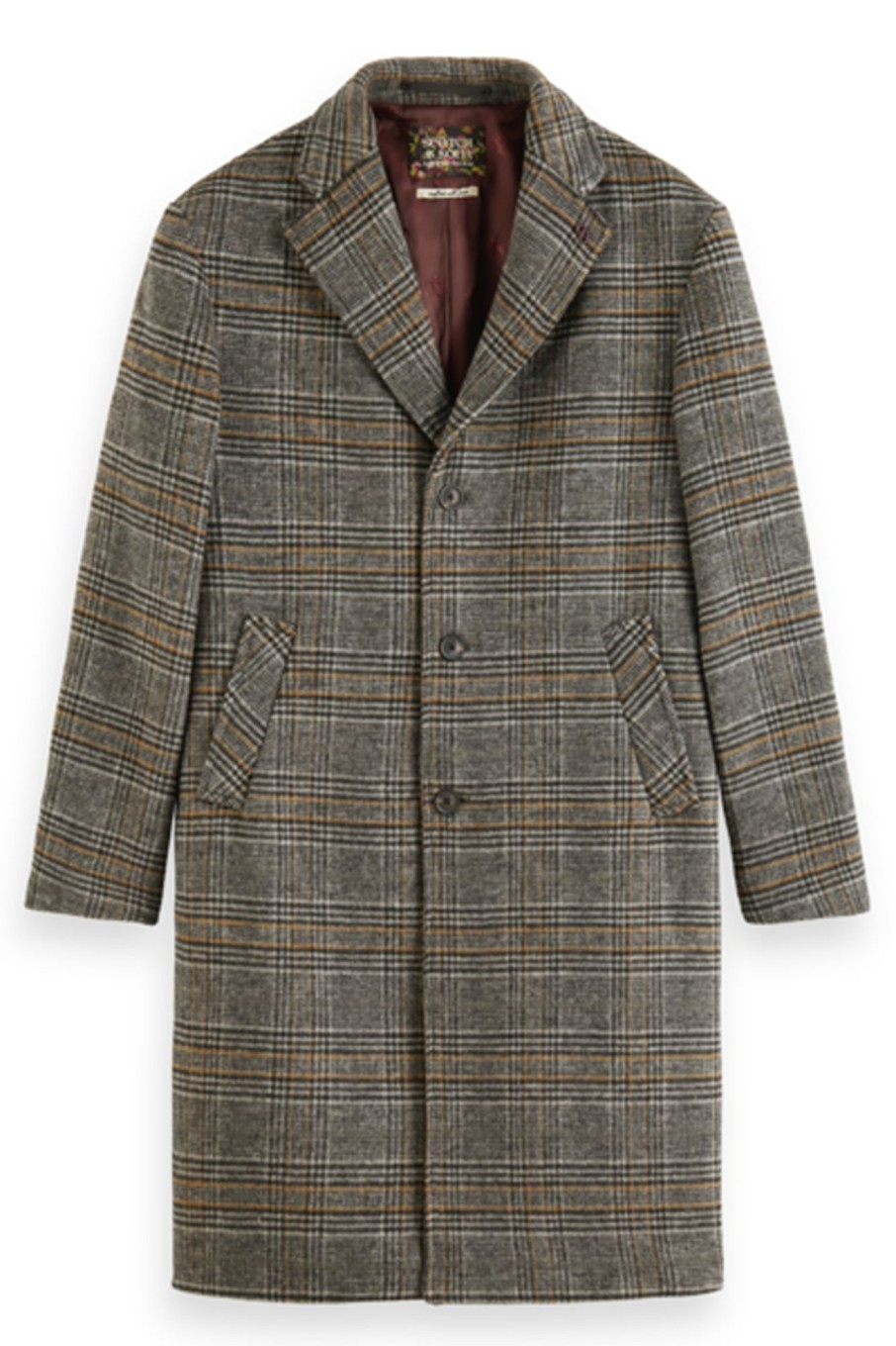 Herren Scotch & Soda | Hairy Boucle Overcoat