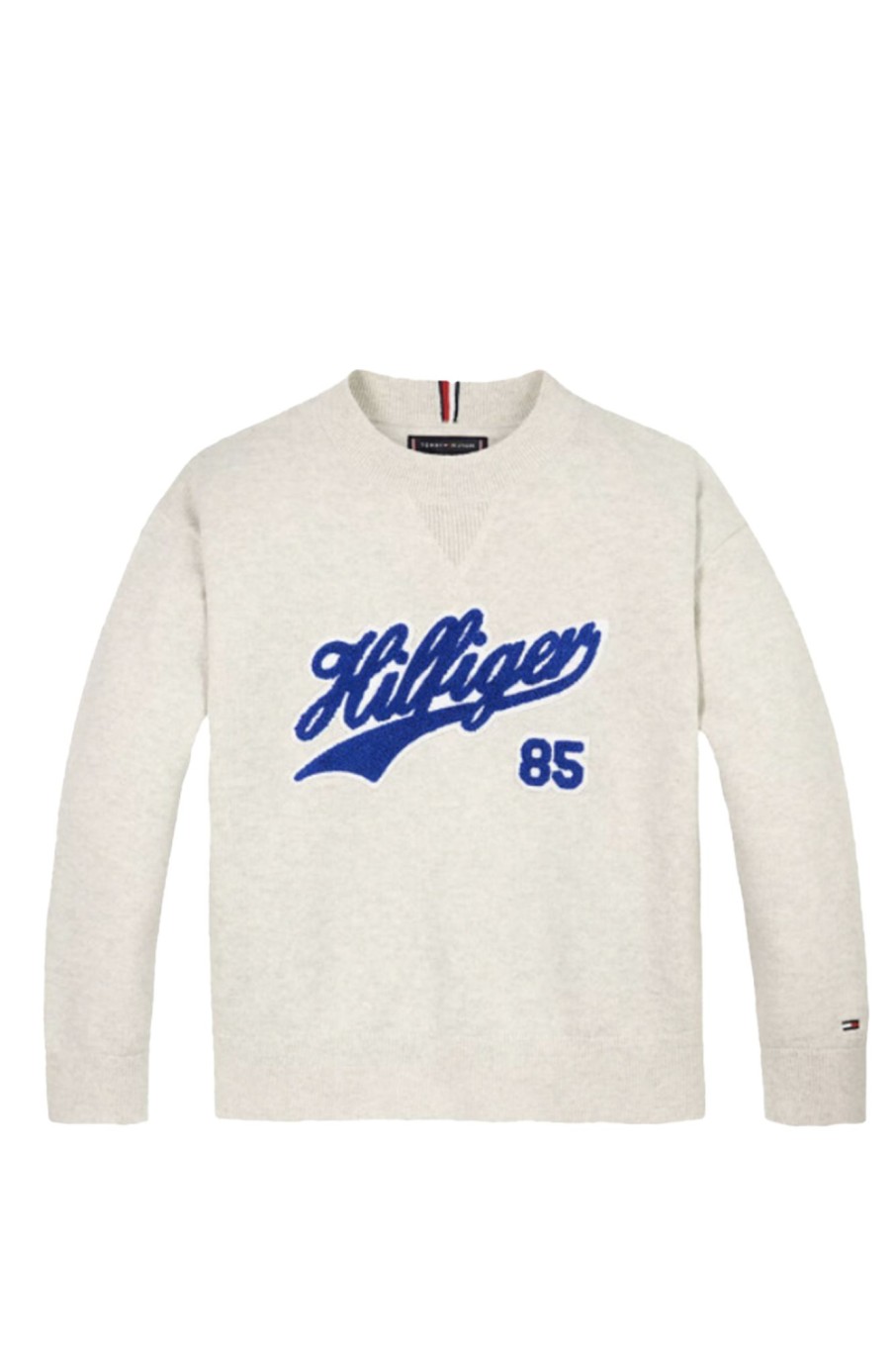 Kids Tommy Hilfiger | Terry Knit Script Sweater