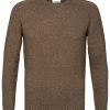 Herren Profuomo | Pullover Crew Neck Brown