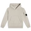 Kids C.P. Company | Basic Fleece Lens Hoodie