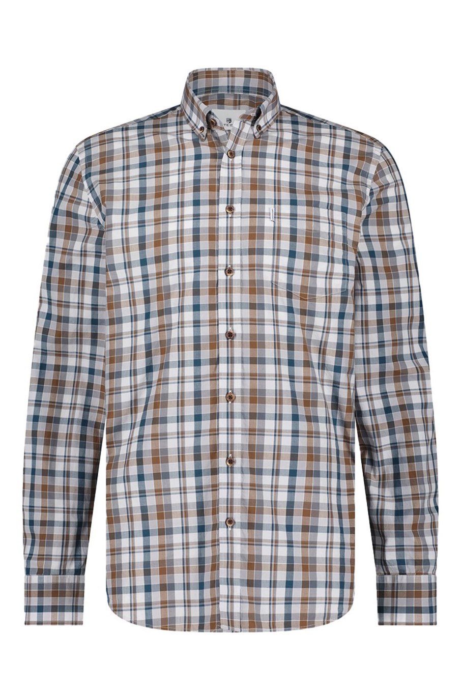 Herren State of Art | Shirt Ls Checked Y/D