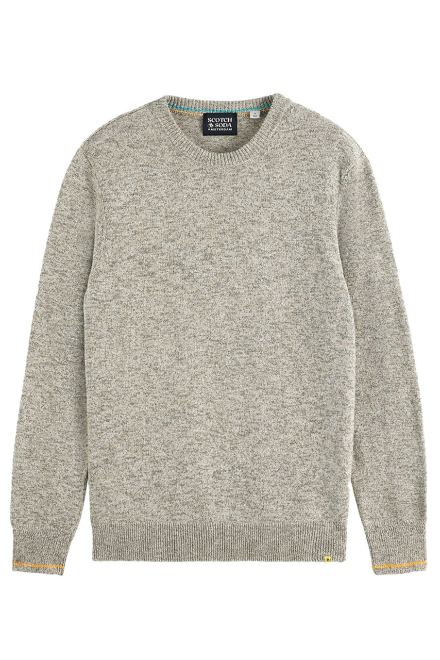 Herren Scotch & Soda | Melange Crew Neck Pull Over