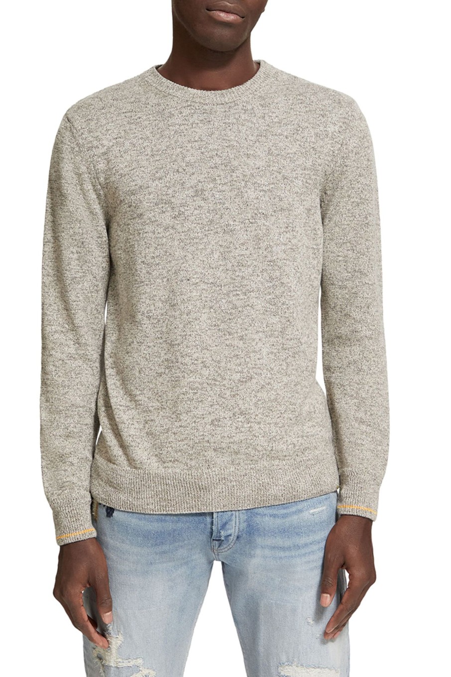 Herren Scotch & Soda | Melange Crew Neck Pull Over