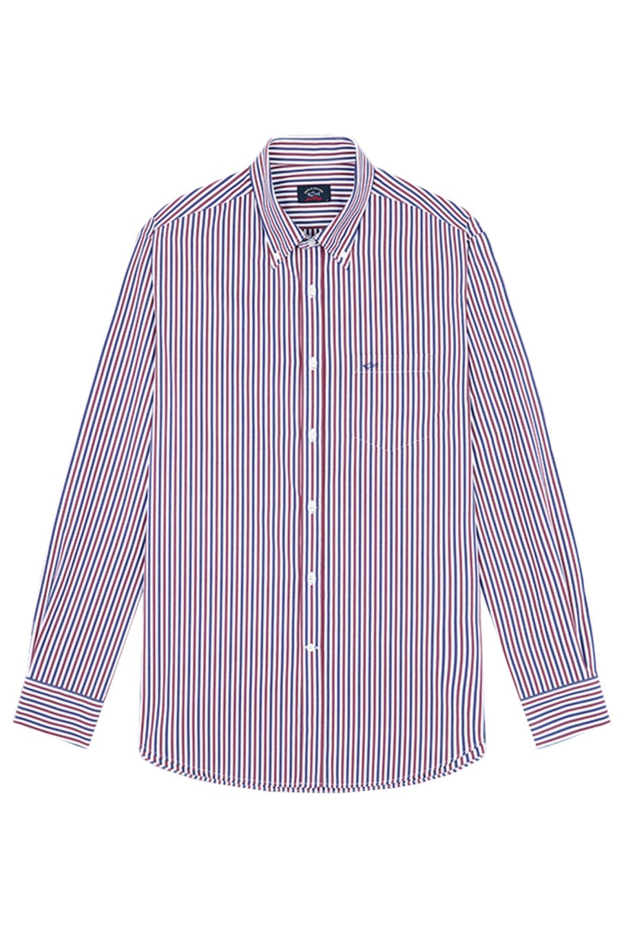 Herren Paul & Shark | Soft Touch Cotton Poplin Shirt