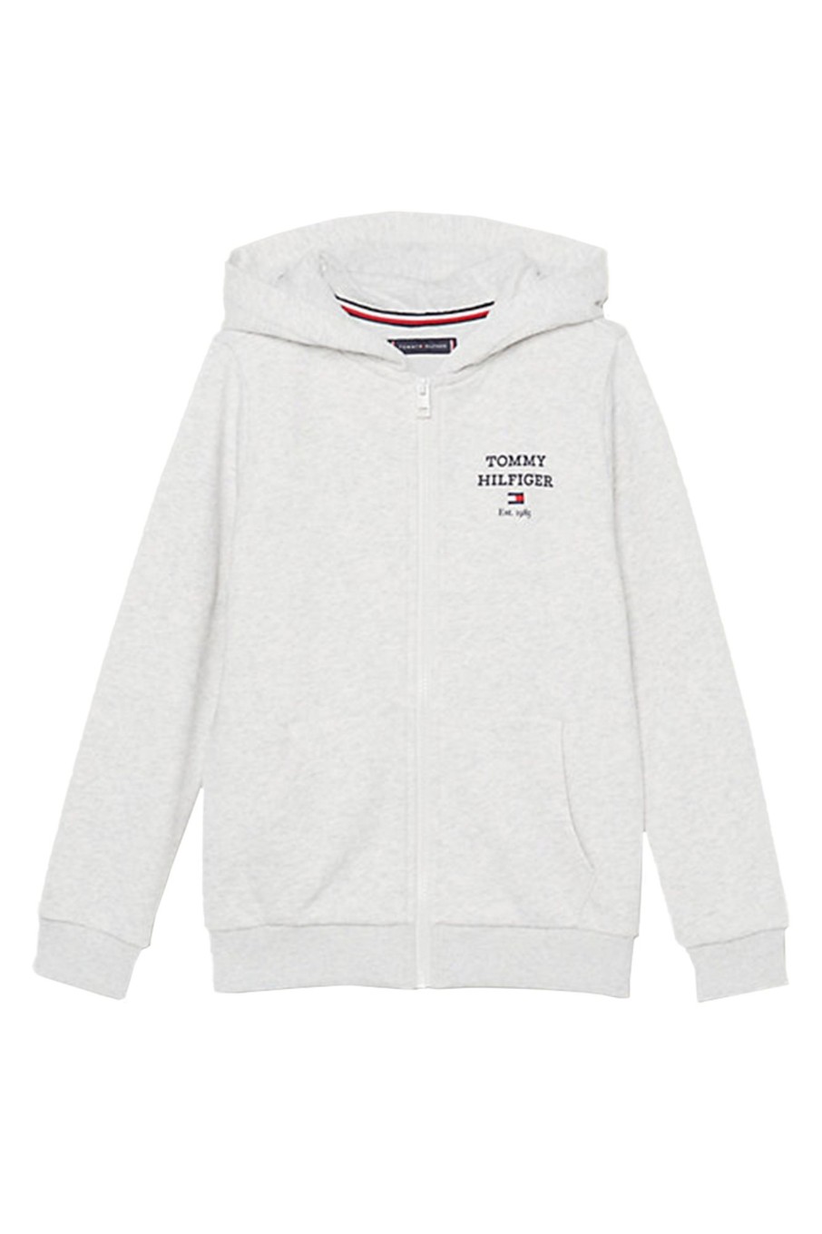 Kids Tommy Hilfiger | Th Logo Full Zip Hoodie