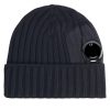 Herren C.P. Company | Extrafine Merino Wool Side Lens Beanie