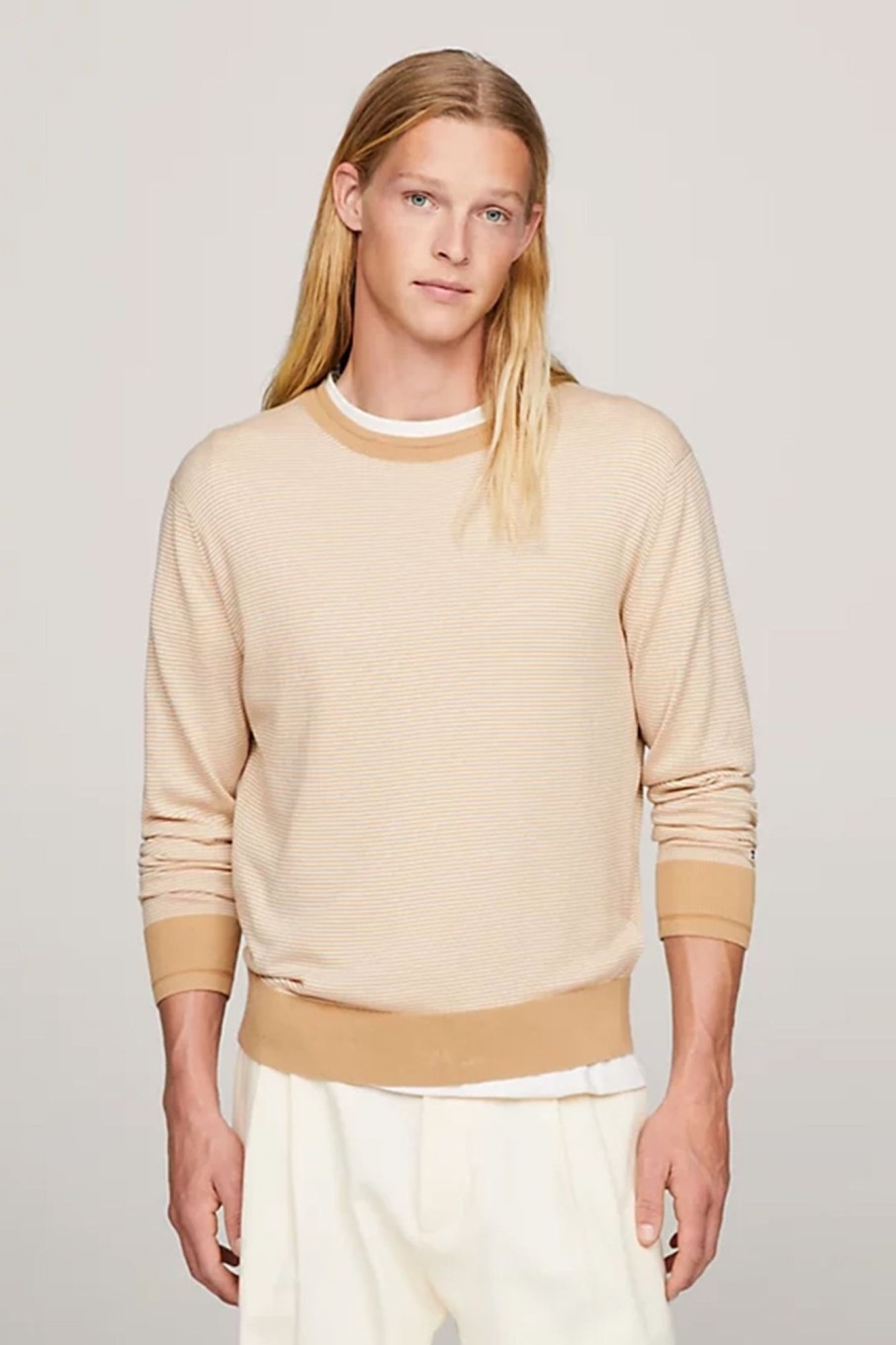 Herren Tommy Hilfiger | Dc Cotton Lyocell Crewneck