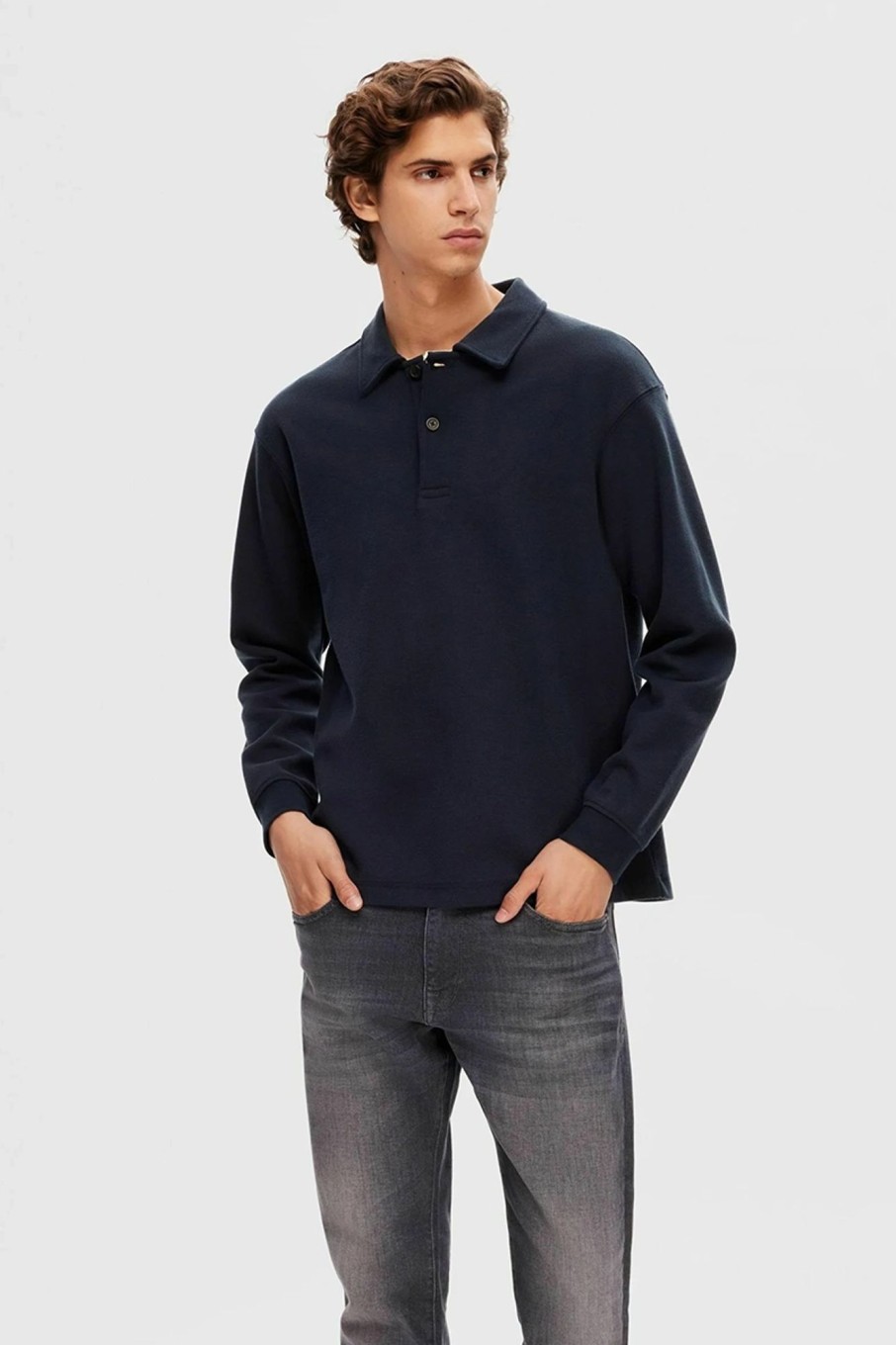 Herren Selected | Slhrelaxdap Ls Polo W