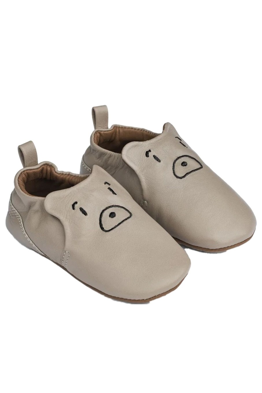 Kids Liewood | Eliot Bear Leather Slippers