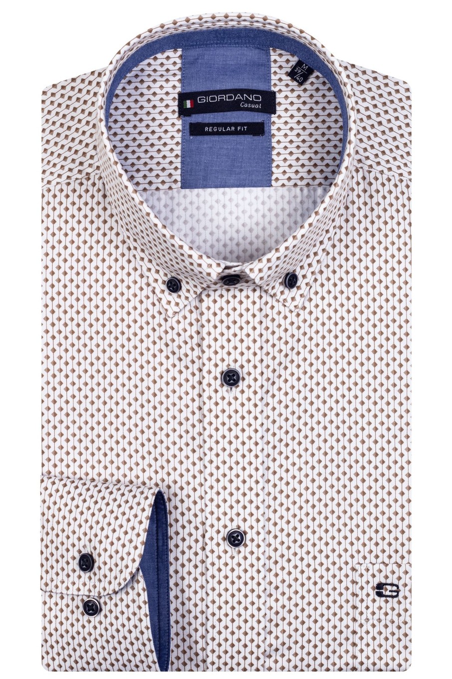 Herren Giordano | Ivy, Ls Button Down Striped Diamond