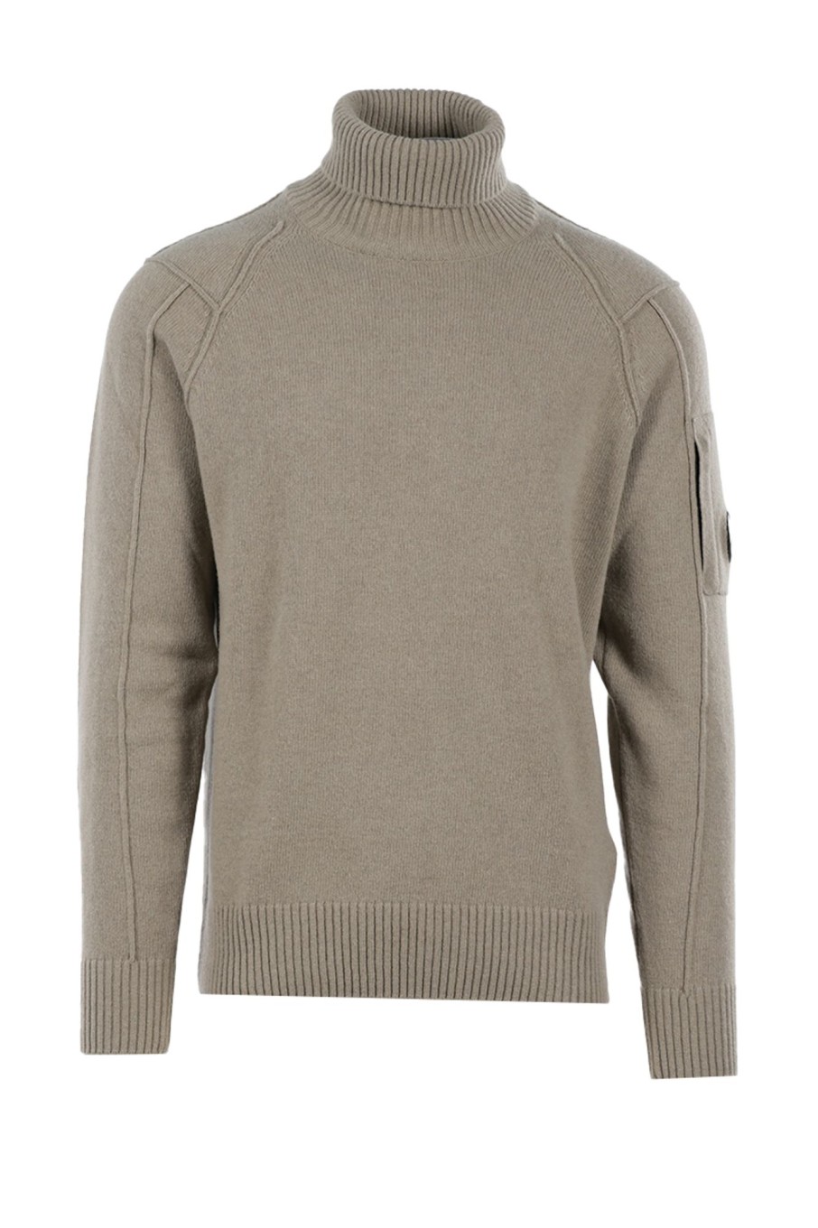 Herren C.P. Company | Lambswool Roll Neck Jumper