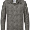 Herren Profuomo | Overshirt Knit Check Brown