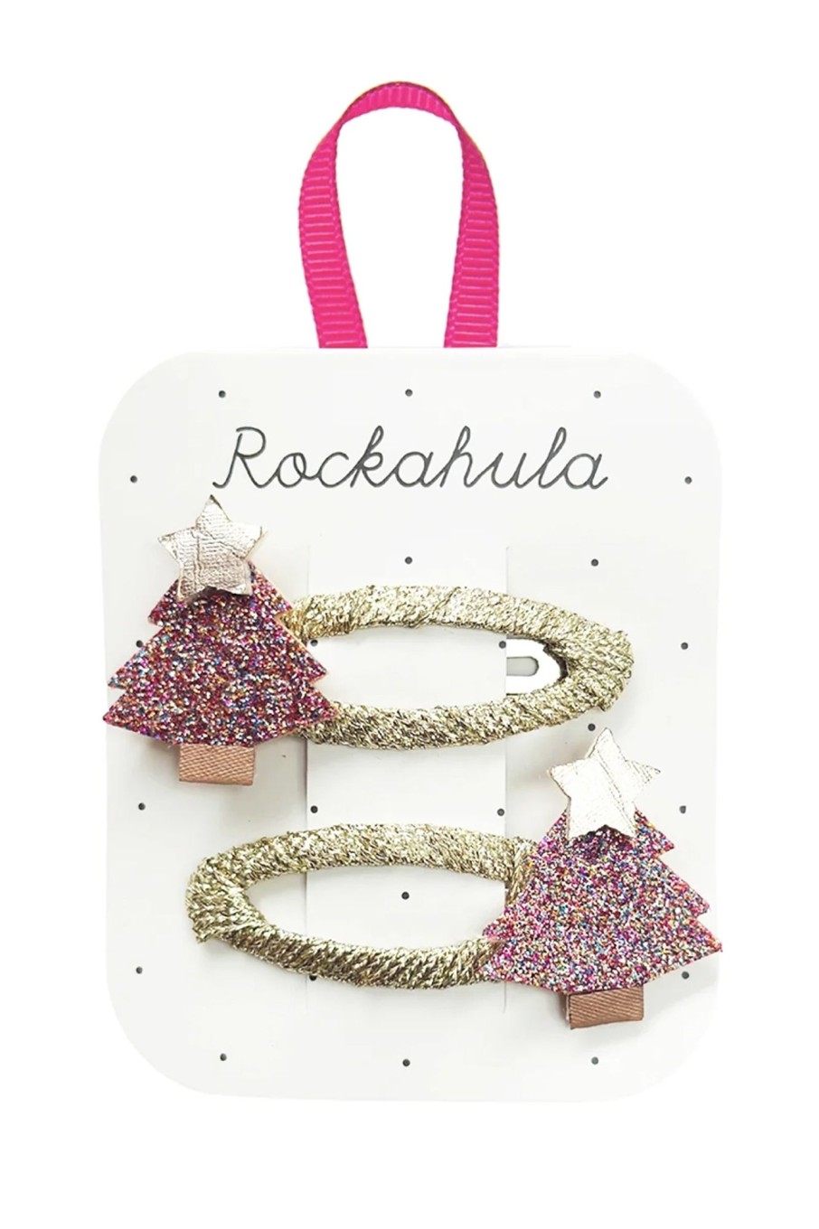 Kids ROCKAHULA KIDS | Jolly Glitter Xmas Tree Clips