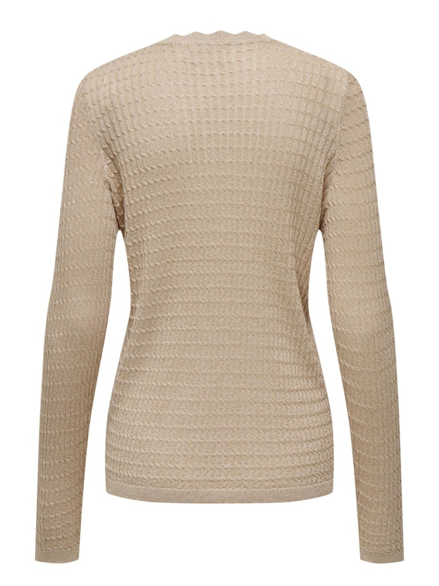 Dames Only | Onljuliette Ls Glitter O-Neck Cc Kn