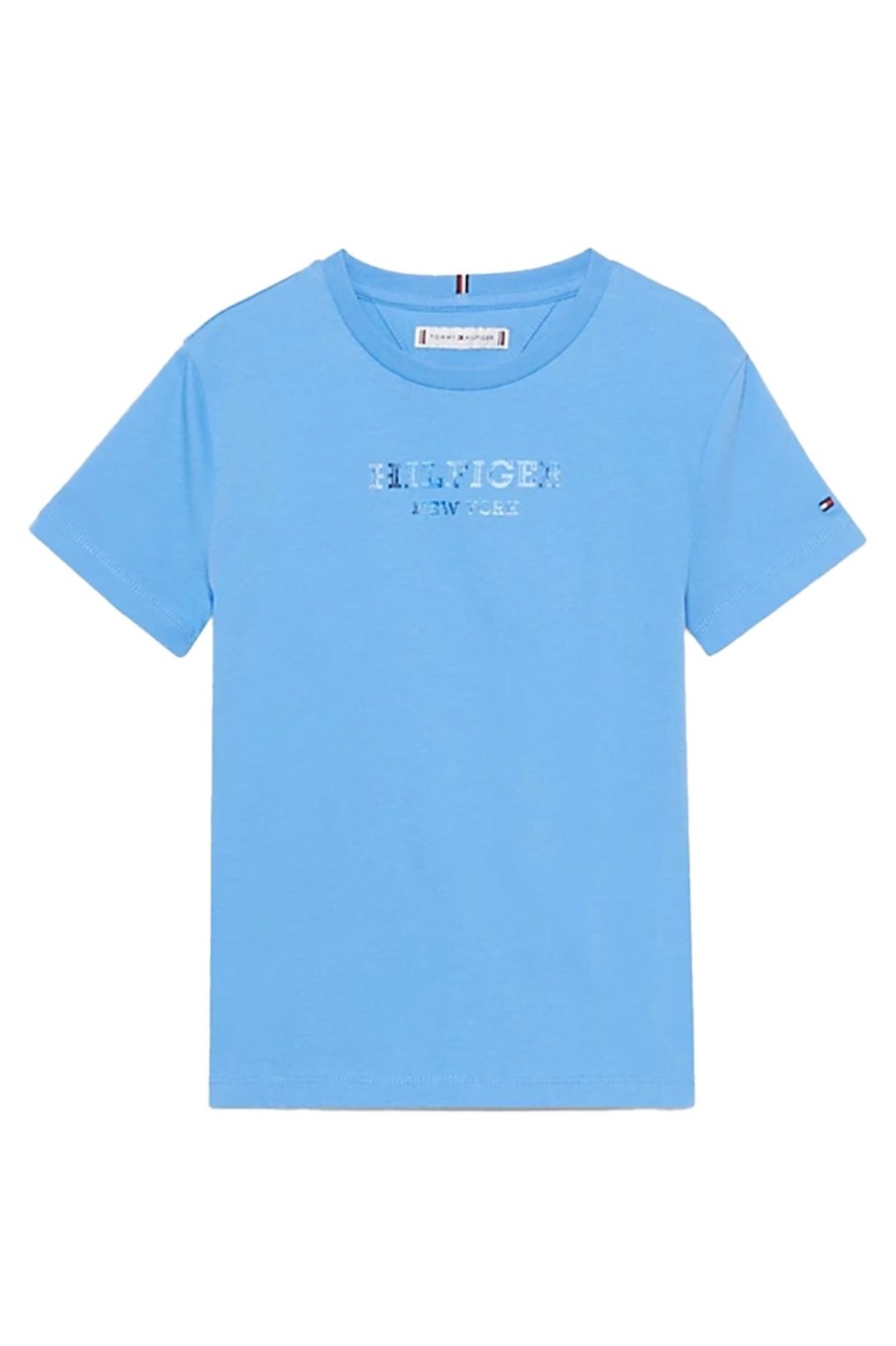 Kids Tommy Hilfiger | Monotype Foil Print Tee