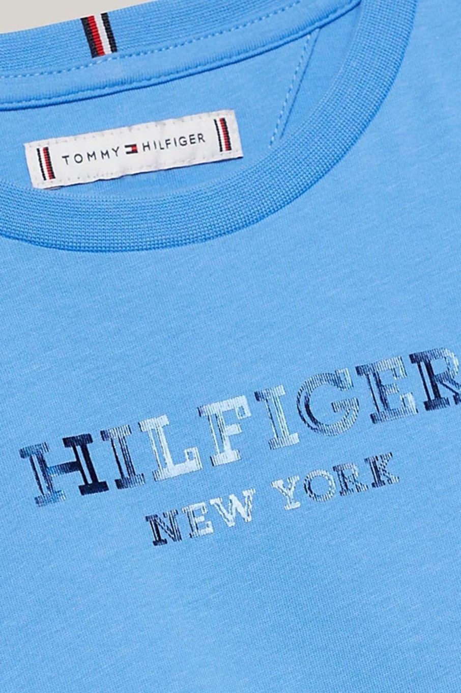 Kids Tommy Hilfiger | Monotype Foil Print Tee