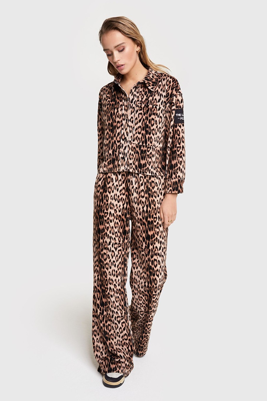 Dames Alix the Label | Leopard Velvet Pants