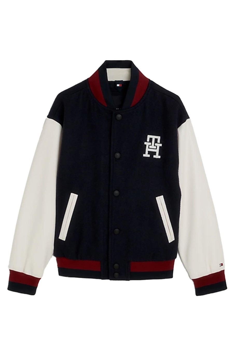 Kids Tommy Hilfiger | Monogram Varsity Bomber