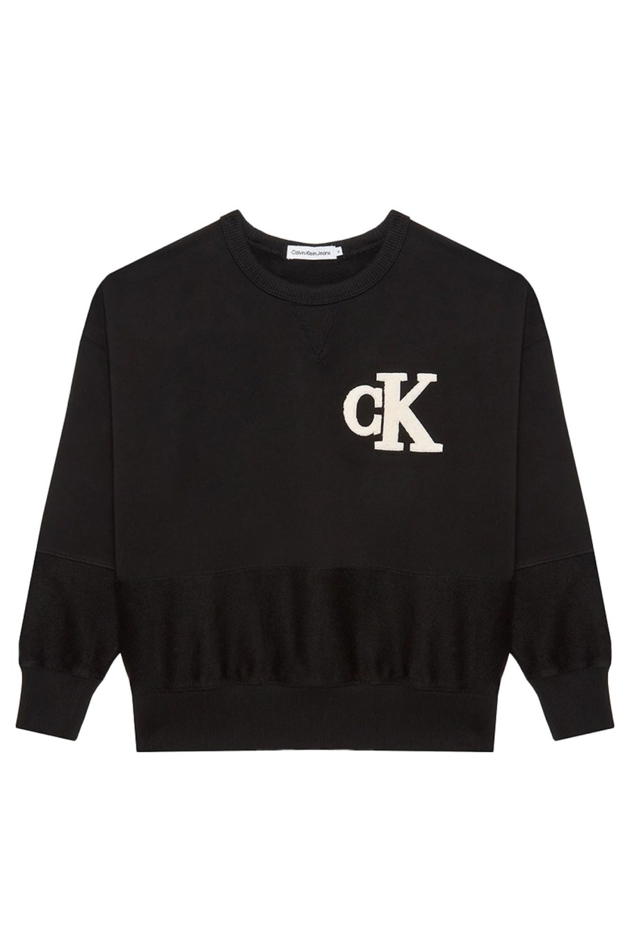 Kids Calvin Klein | Towelling Mono Sweatshirt