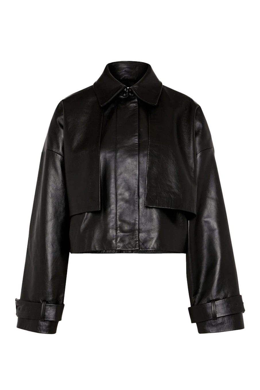 Dames Calvin Klein | Cropped Leather