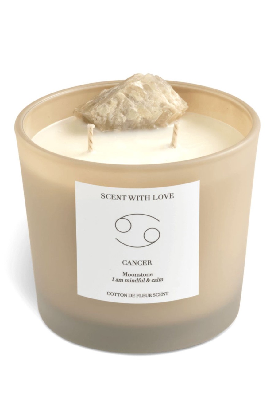 Parfumerie Scent with Love | Beige 300 Gr Candle Zodiac Saggatarius-Boogschutter