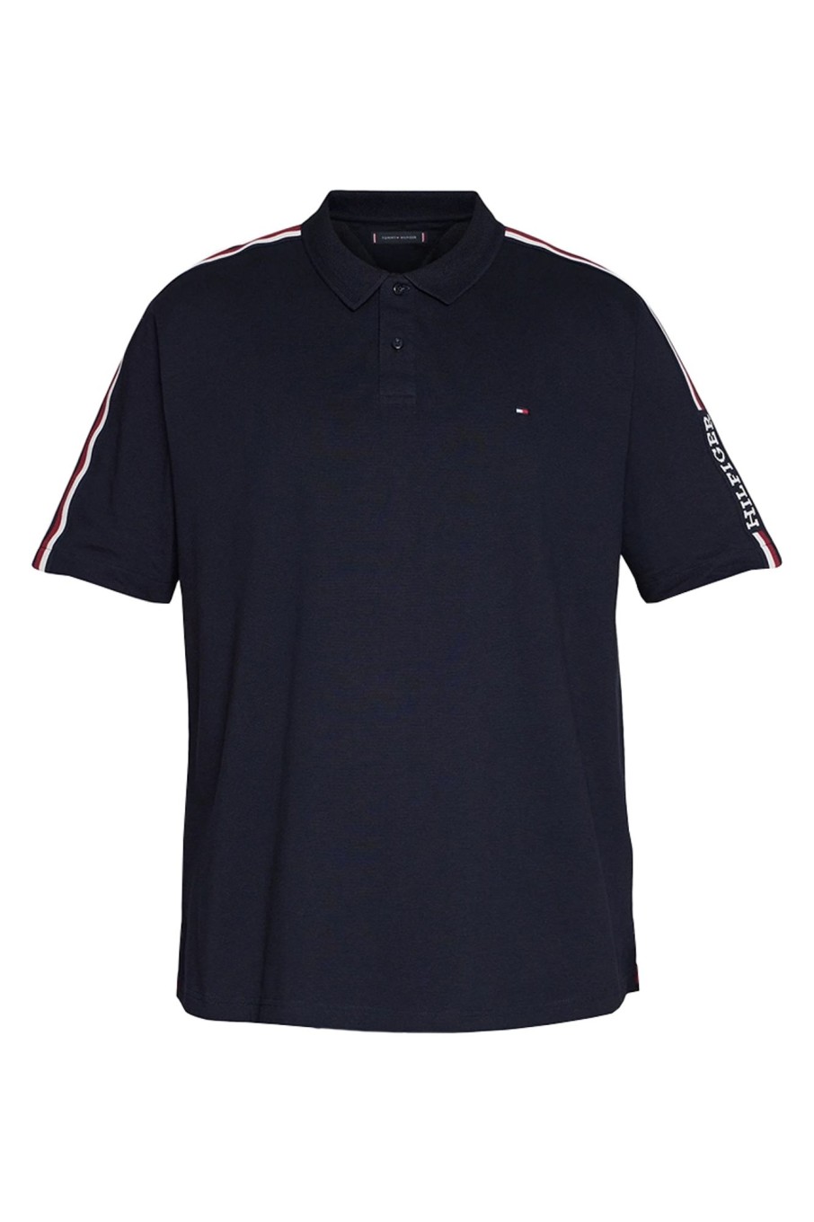 Herren Tommy Hilfiger | Global Stripe Monotype Reg Polo