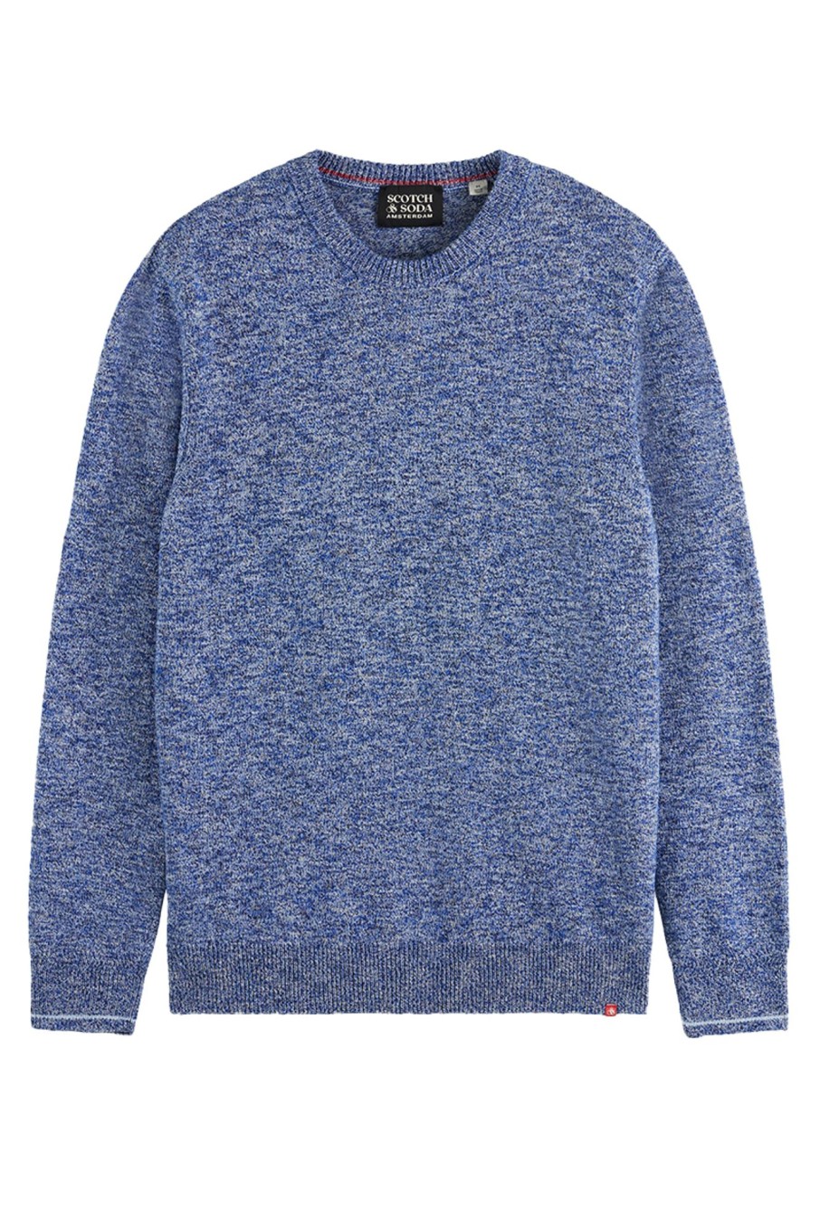 Herren Scotch & Soda | Melange Crew Neck Pull Over