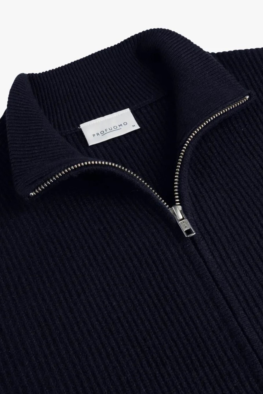 Herren Profuomo | Cardigan Full Zip Off Navy