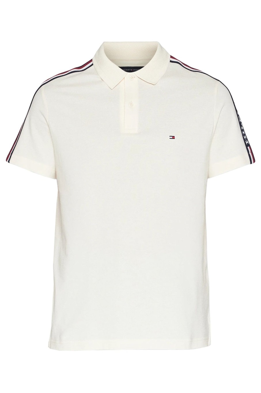 Herren Tommy Hilfiger | Global Stripe Monotype Reg Polo