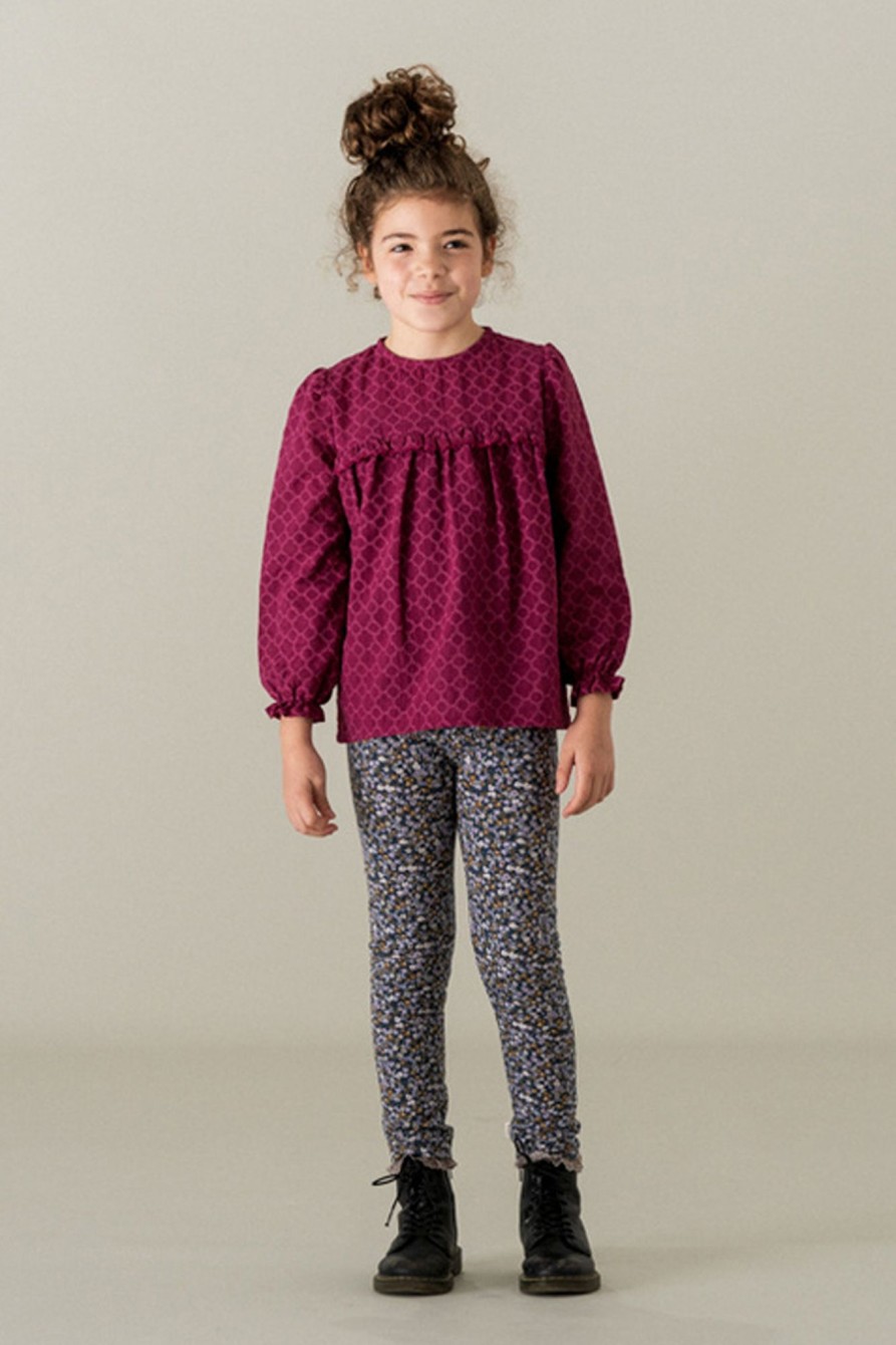 Kids House Of Jamie | Broidery Ruffled Tunic