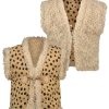 Kids Like Flo | Flo Girls Reversible Curly Dot Fur Gillet