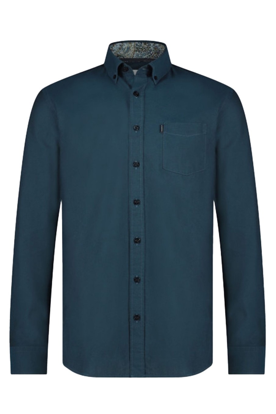 Herren State of Art | Shirt Ls Plain Oxfor