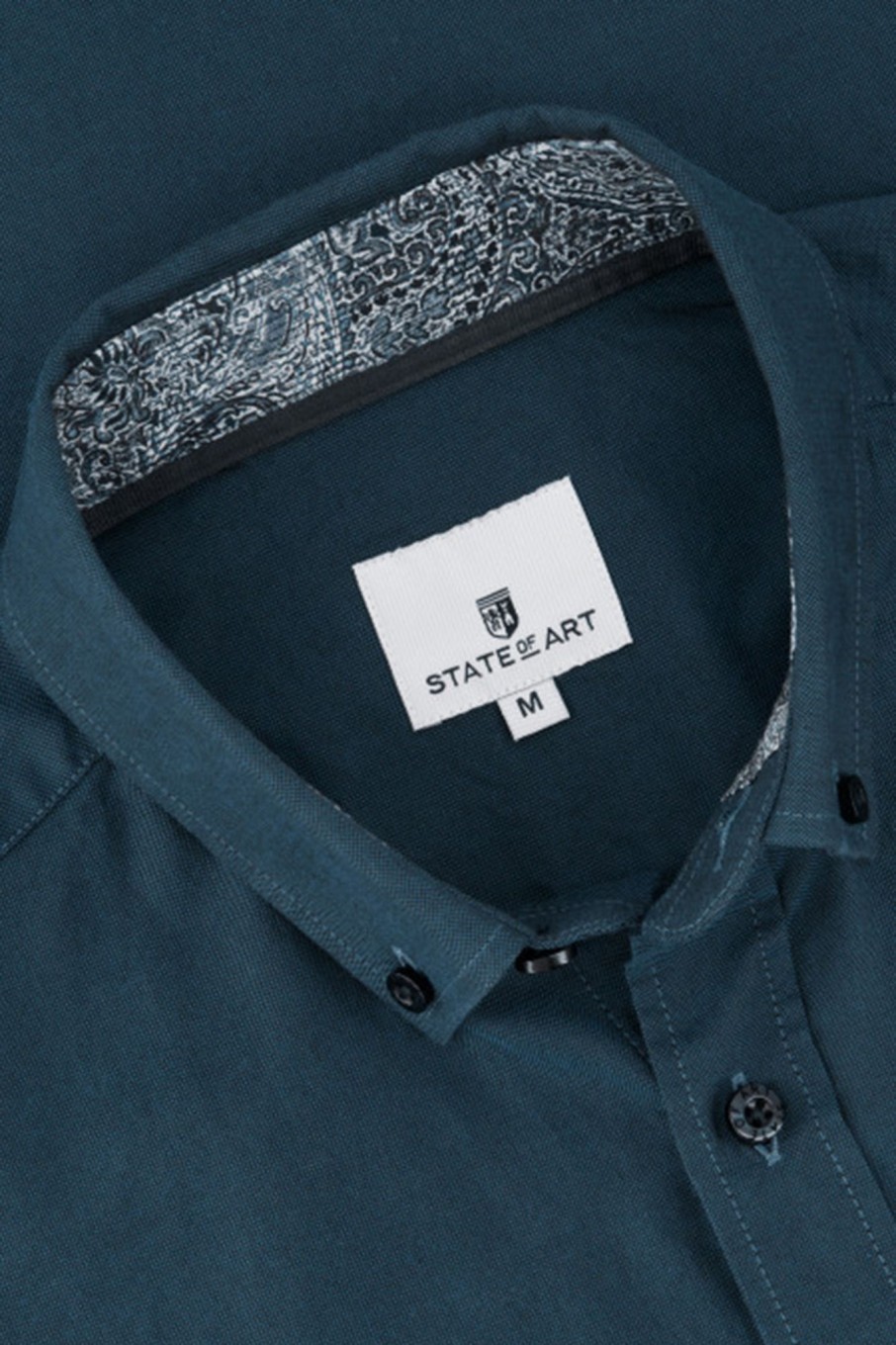 Herren State of Art | Shirt Ls Plain Oxfor