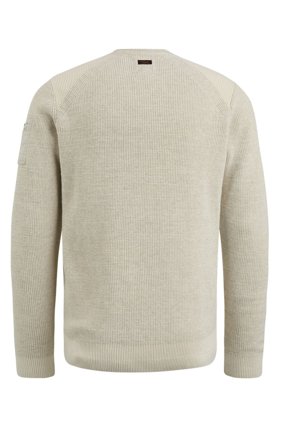 Herren PME Legend | R-Neck Cotton Rib Melee Knit