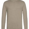 Herren Selected | Slhberg Half Zip Cardigan Noos