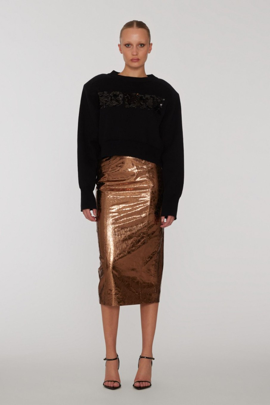 Dames Rotate | Textured Pencil Skirt